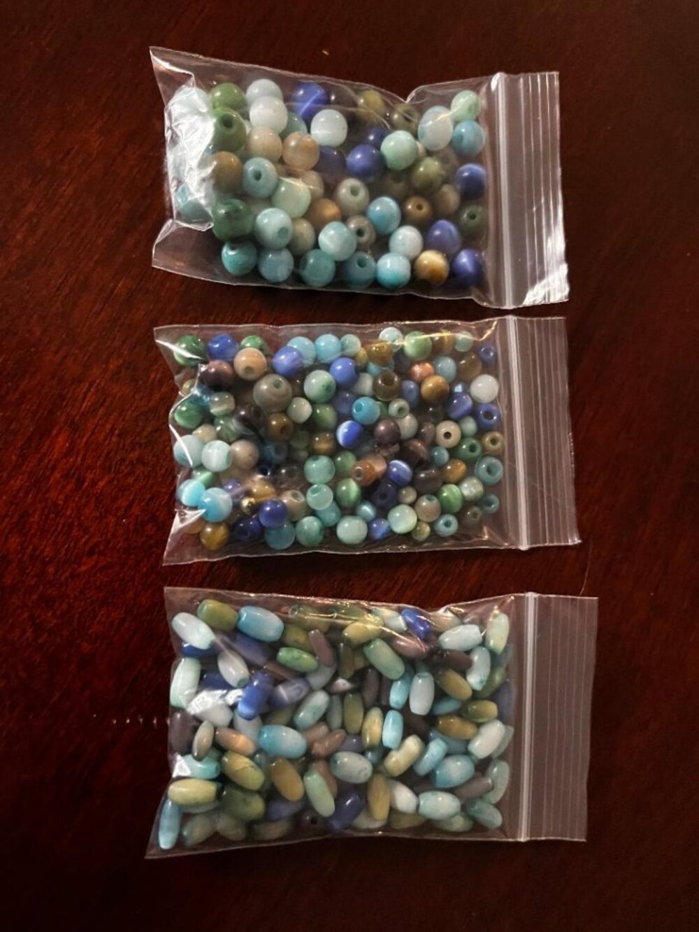 Glass Satin Finish Beads